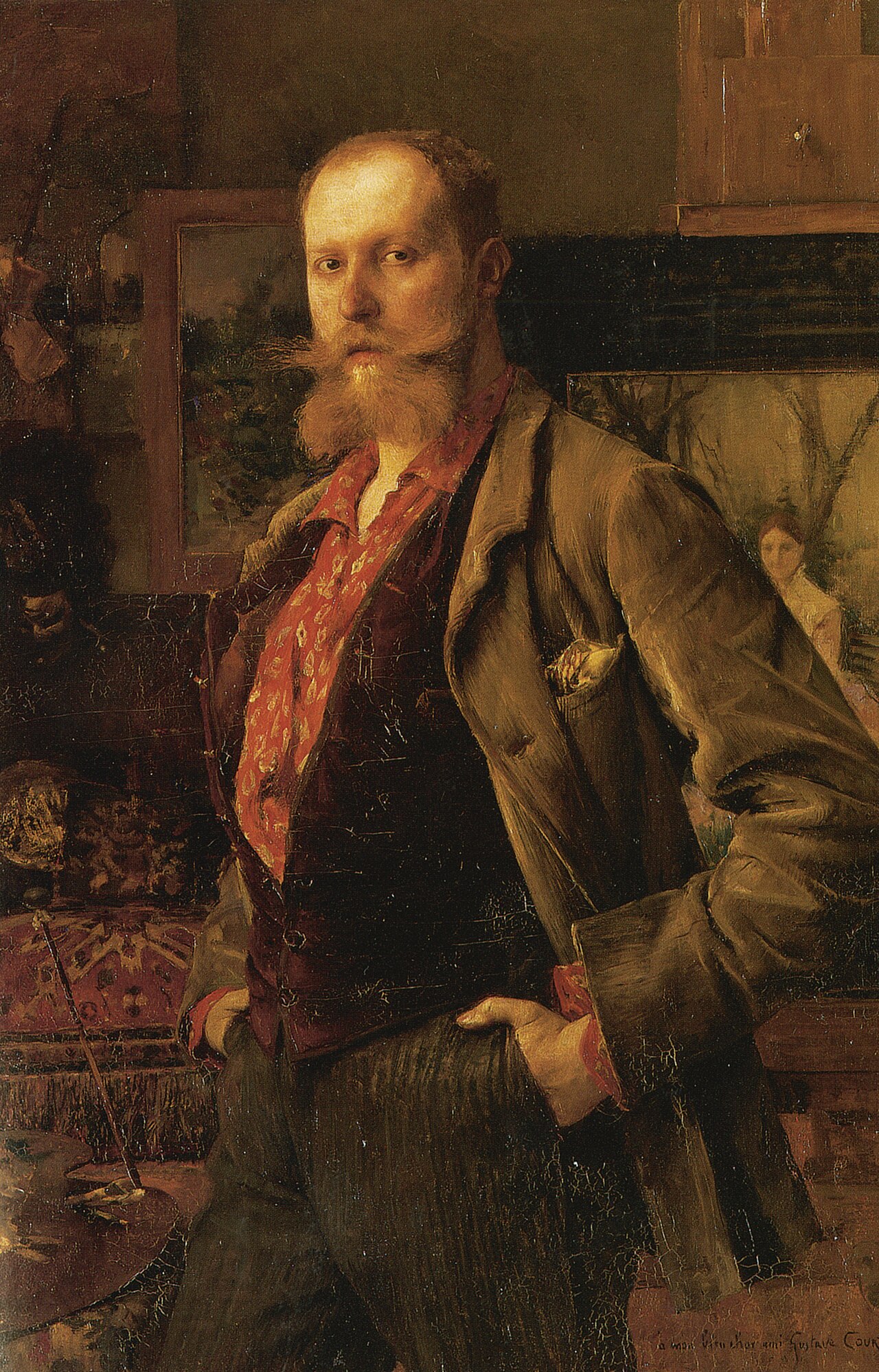 Portrait of Gustave-Claude-Étienne Courtois