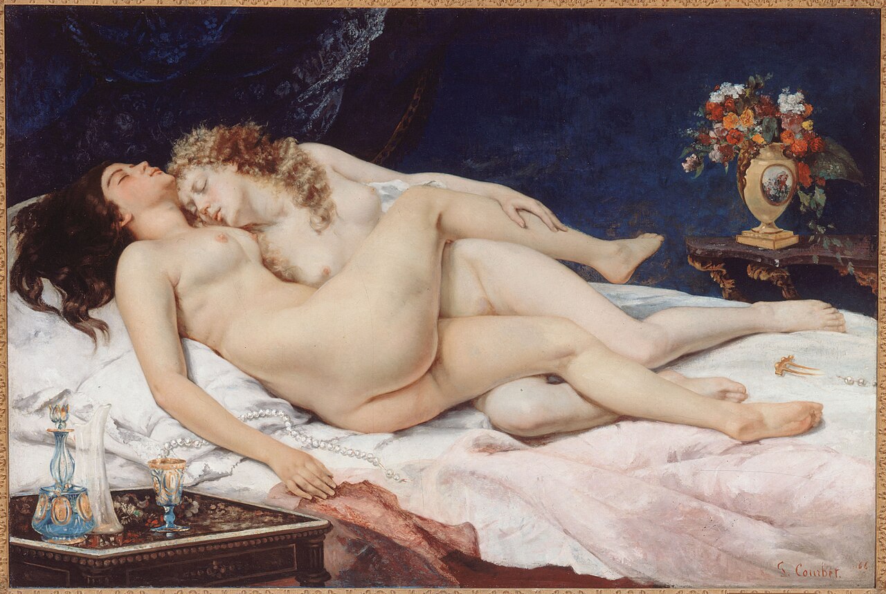 The Sleepers by Gustave Courbet