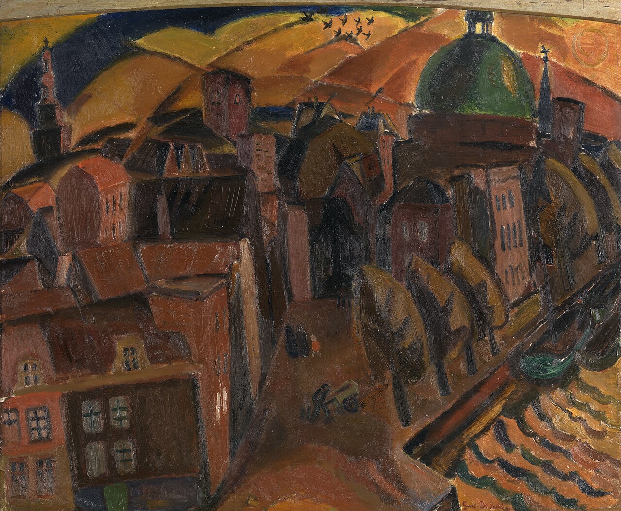 The Green Dome Church in Amsterdam by Gustave De Smet