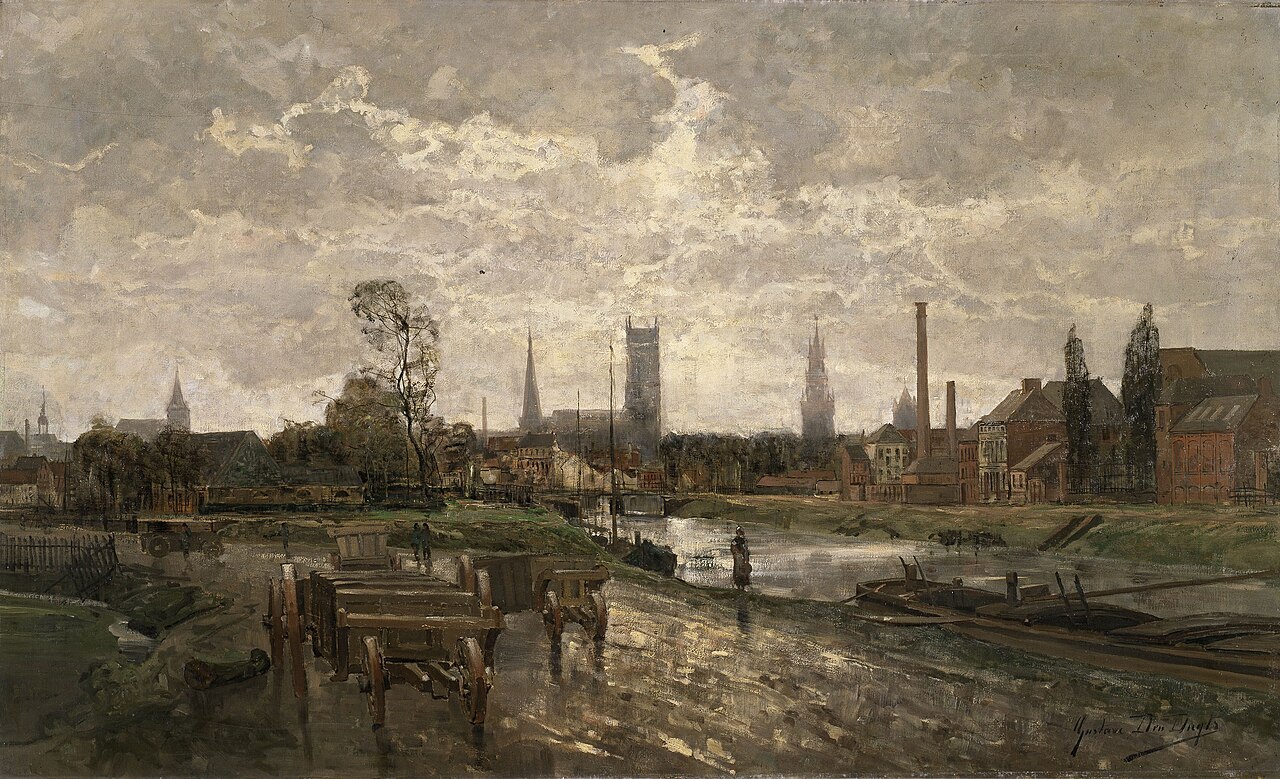 Panoramic View of Ghent by Gustave Den Duyts