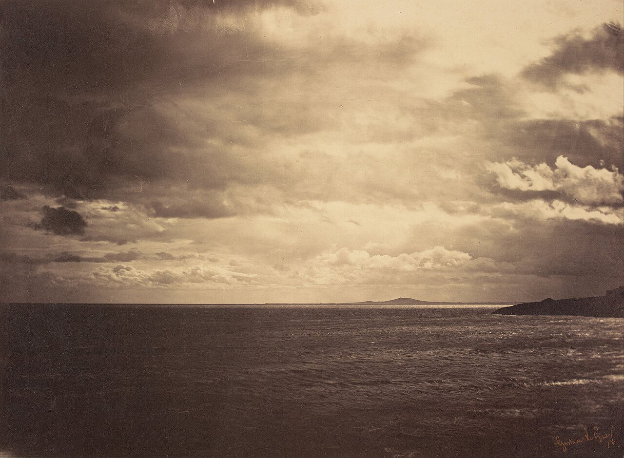 Cloudy Sky - Mediterranean Sea by Gustave Le Gray