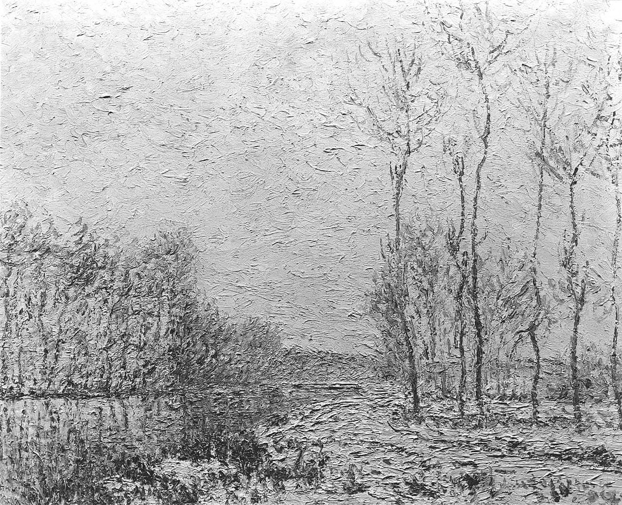 Winter on the Banks of the Eure by Gustave Loiseau