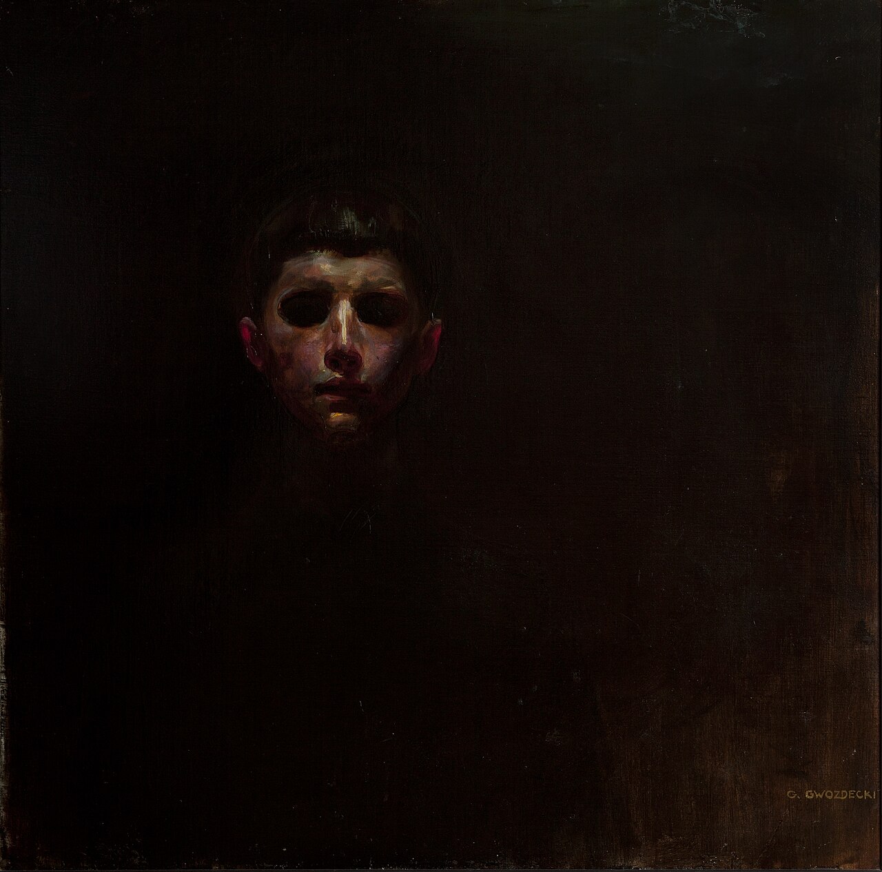 Self-Portrait – Boy's Head by Gustaw Gwozdecki