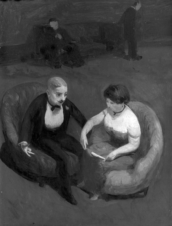 Automobile Tires by Guy Pène du Bois