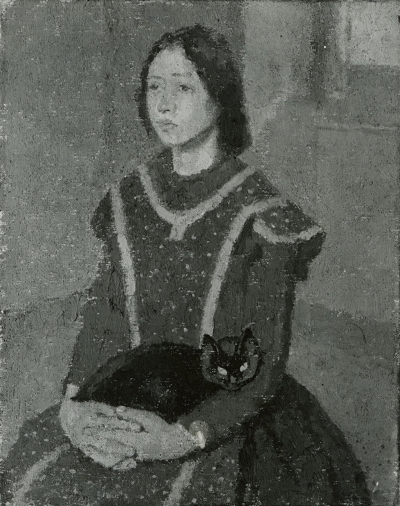 Girl with a Cat by Gwen John