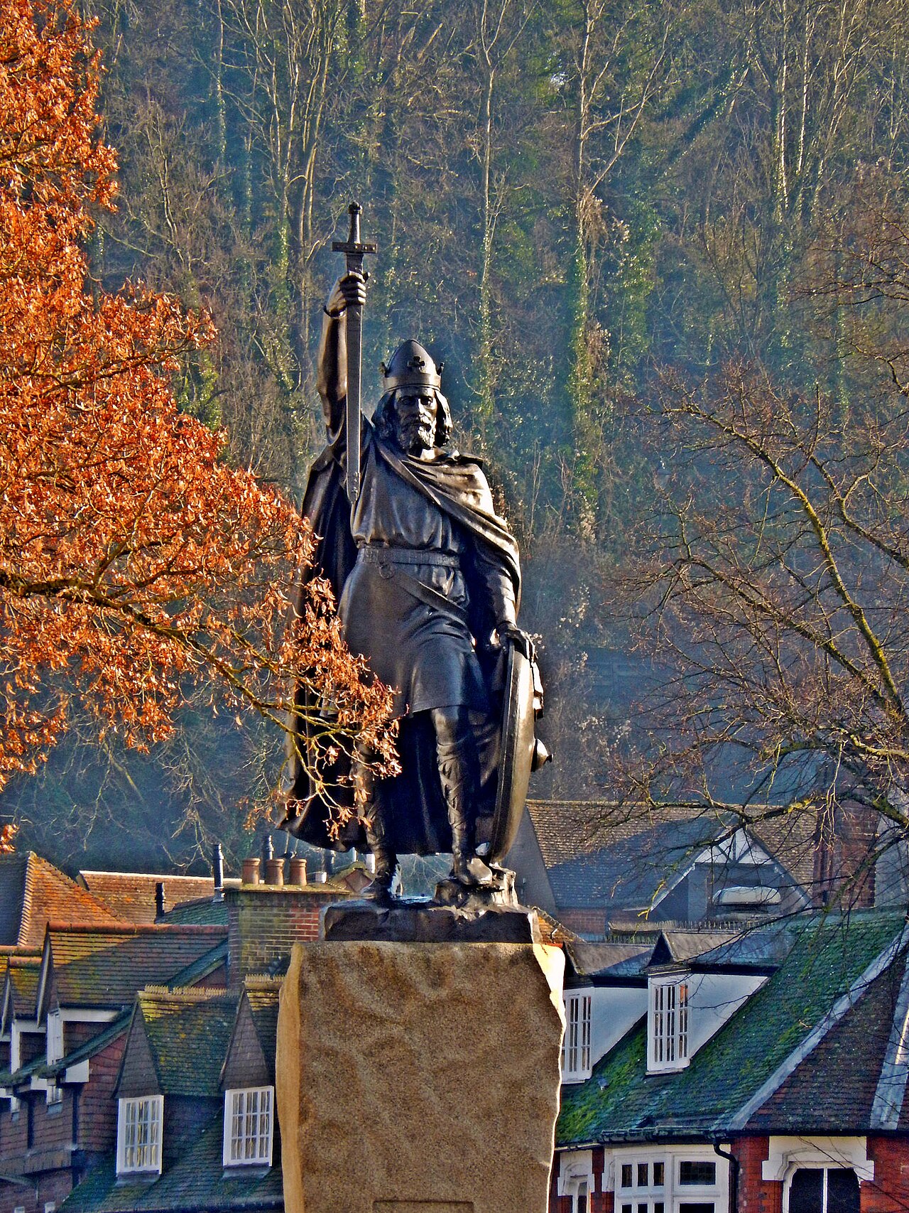 Statue of Alfred the Great by Hamo Thornycroft