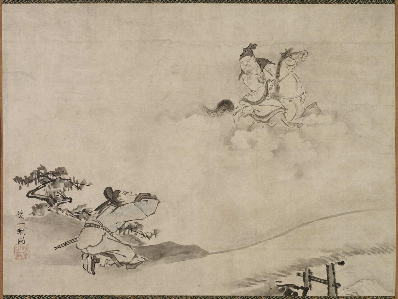 Daoist Immortal by Hanabusa Itchō