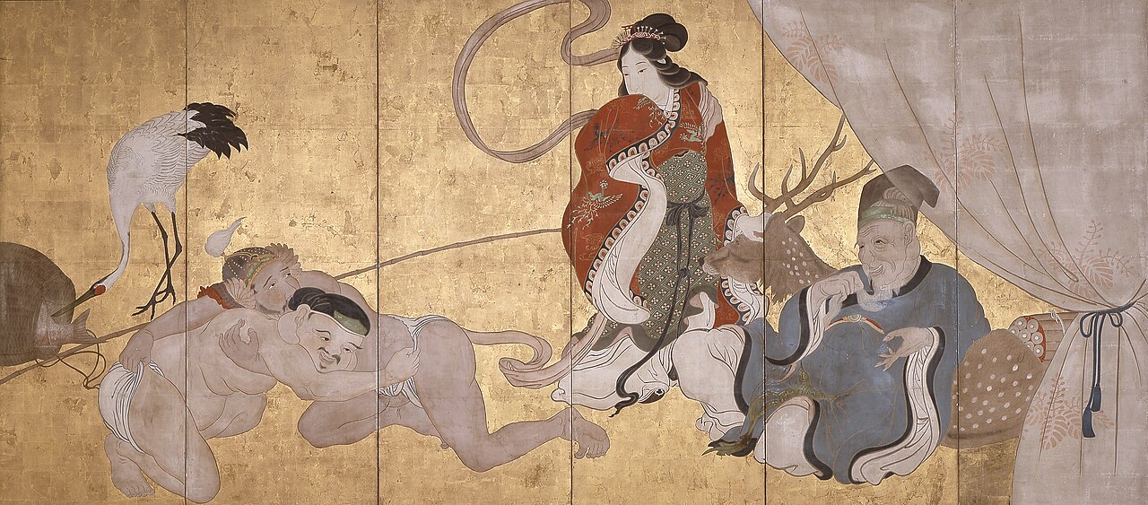 Seven Gods of Good Fortune by Hanabusa Itchō