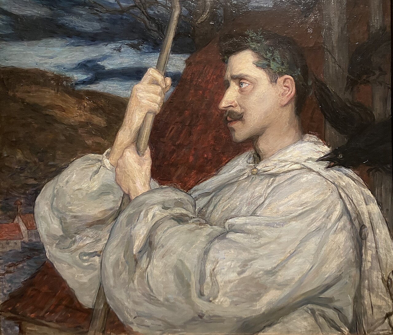 Verner von Heidenstam as Hans Alienus by Hanna Hirsch-Pauli
