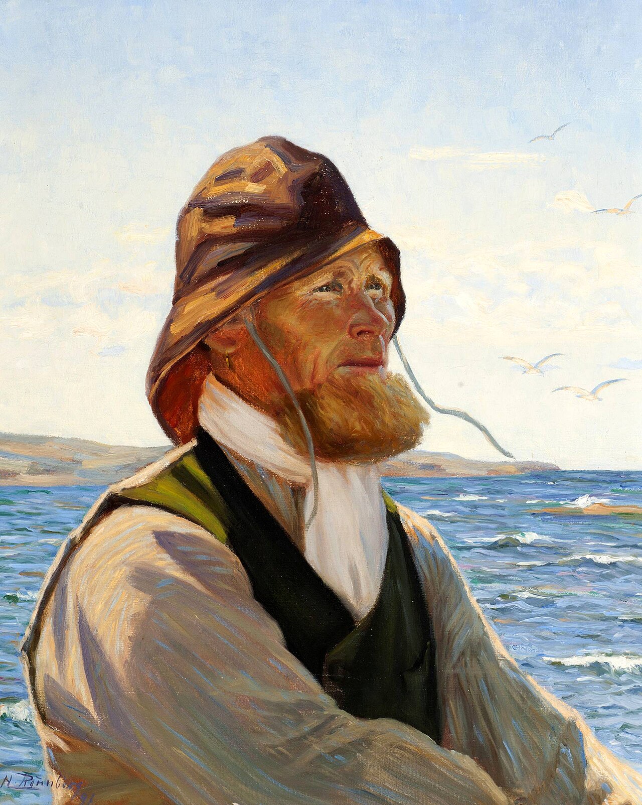 Fisherman from Åland by Hanna Rönnberg