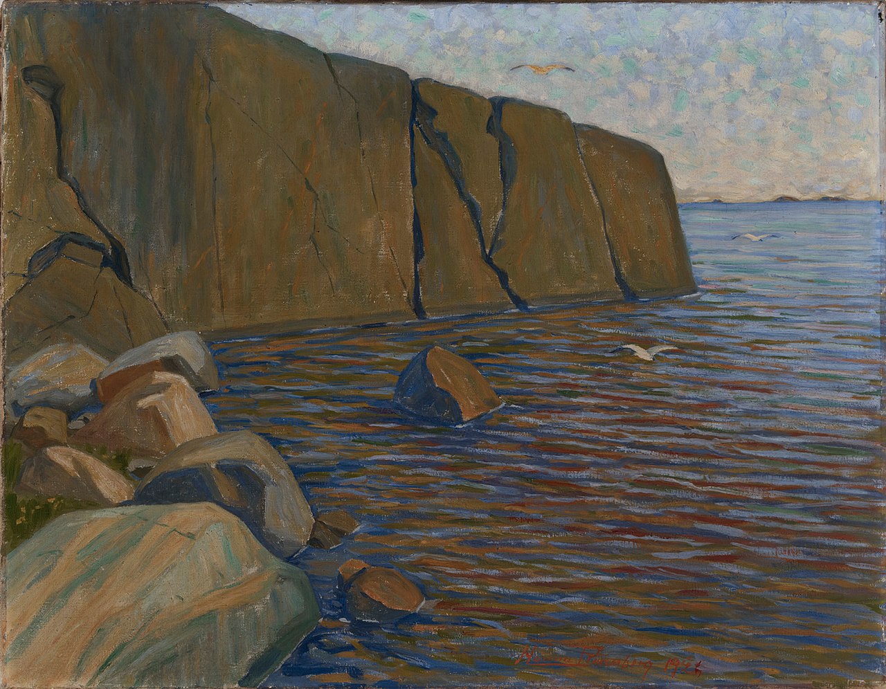 Rocky Shore Cliffs by Hanna Rönnberg