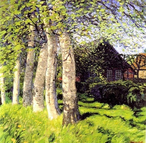 Spring in Worpswede by Hans am Ende