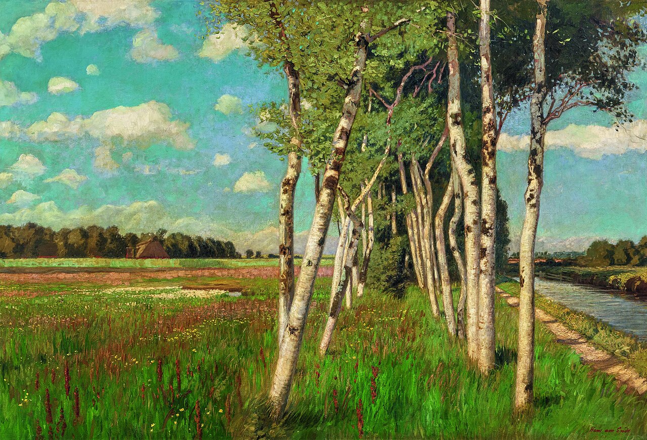 Summer day in Worpswede by Hans am Ende
