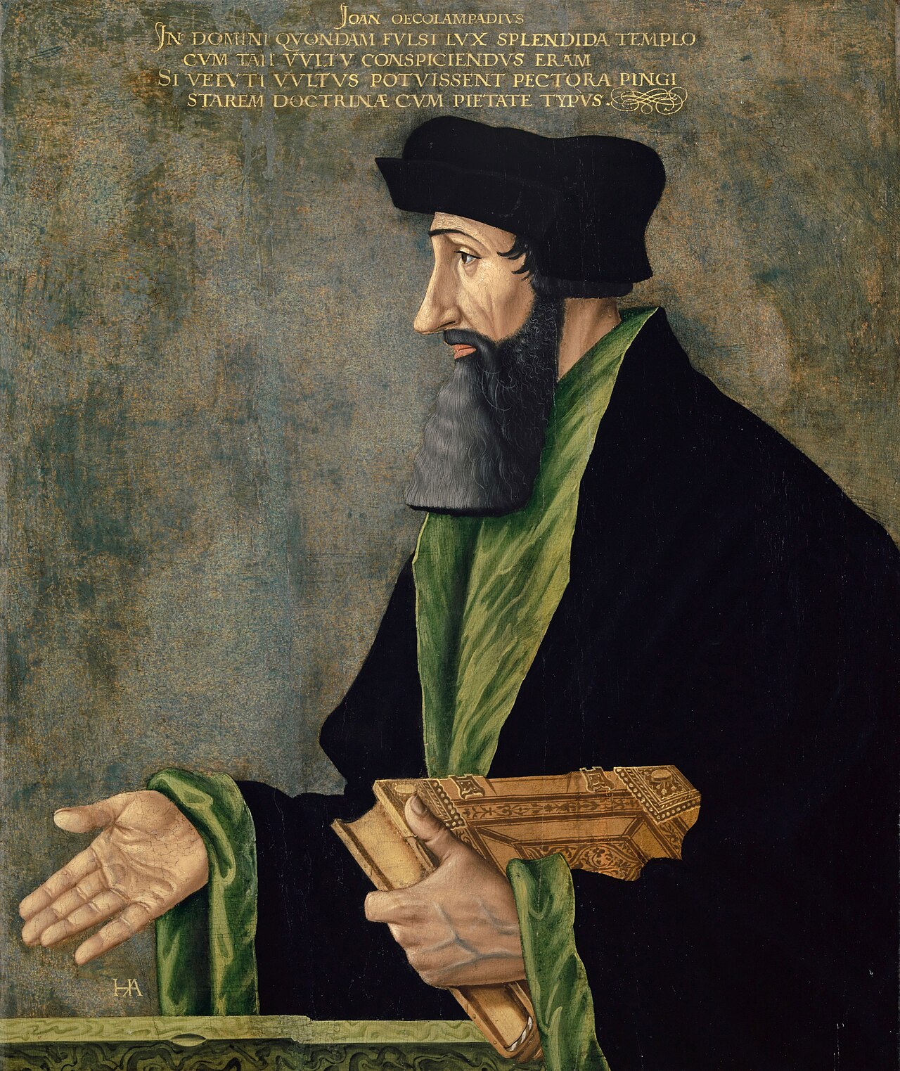 Portrait of Johannes Oecolampadius by Hans Asper