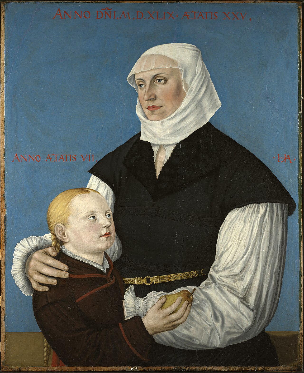 Portrait of Regula Gwalther-Zwingli and Anna Gwalther by Hans Asper