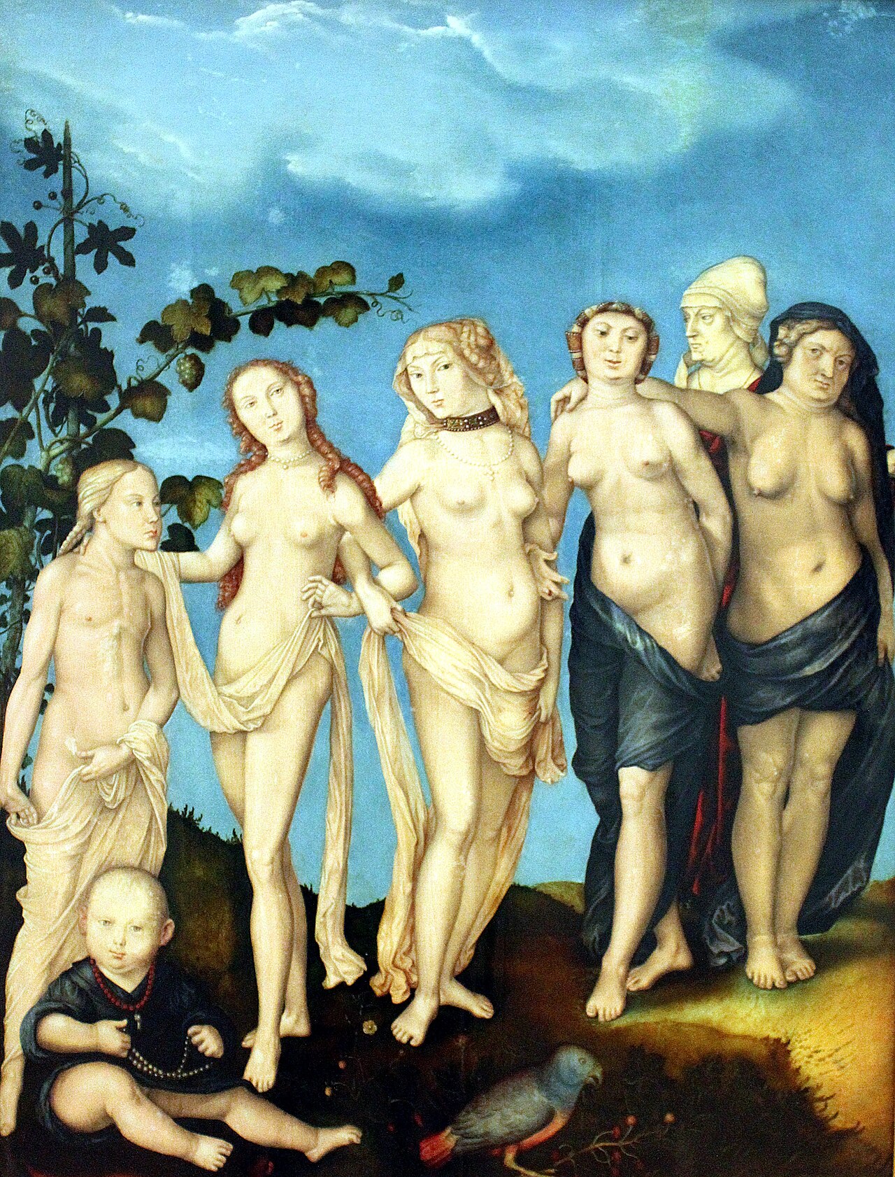 The Seven Ages of Woman by Hans Baldung Grien