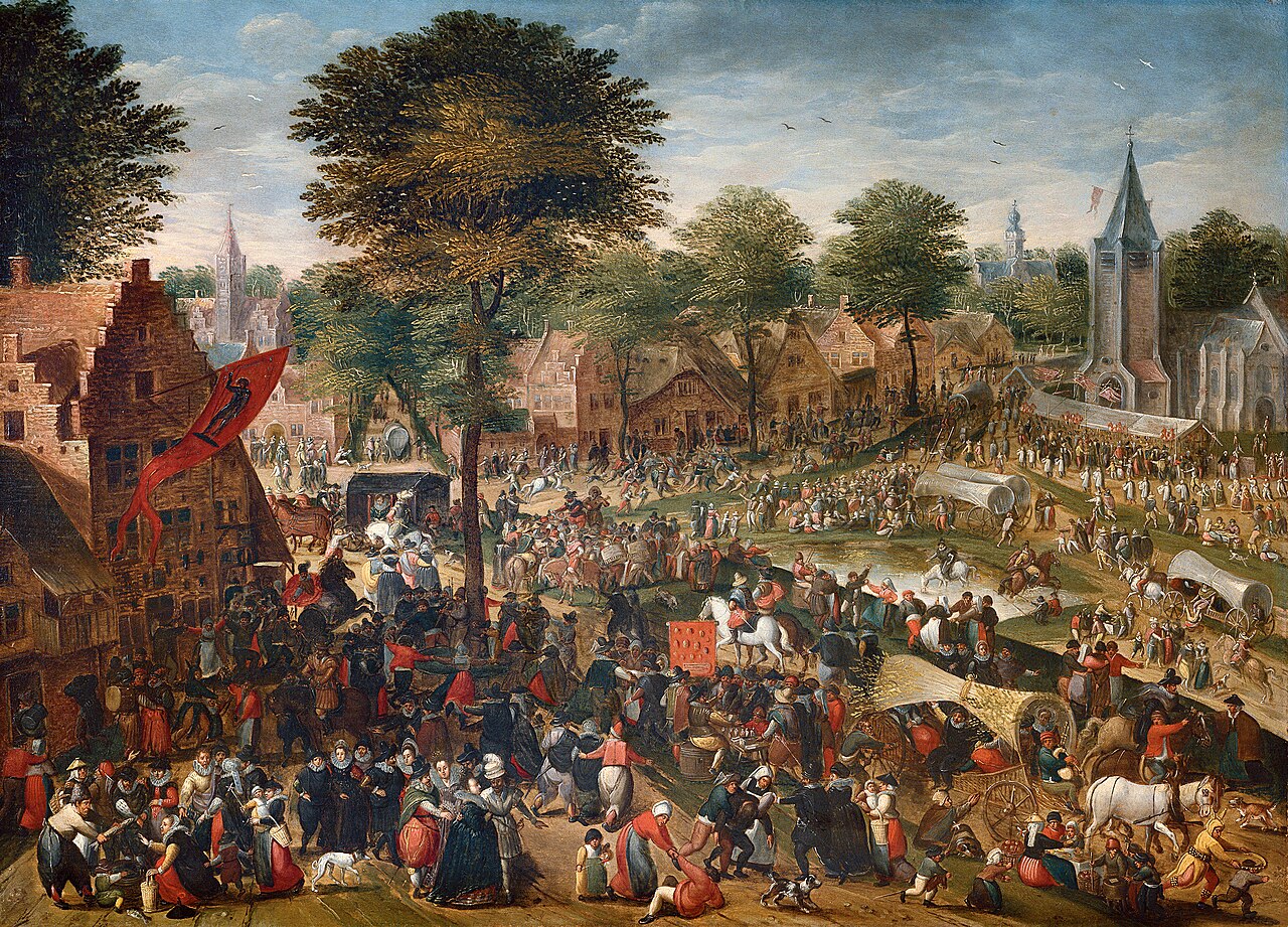 Flemish kermis by Hans Bol