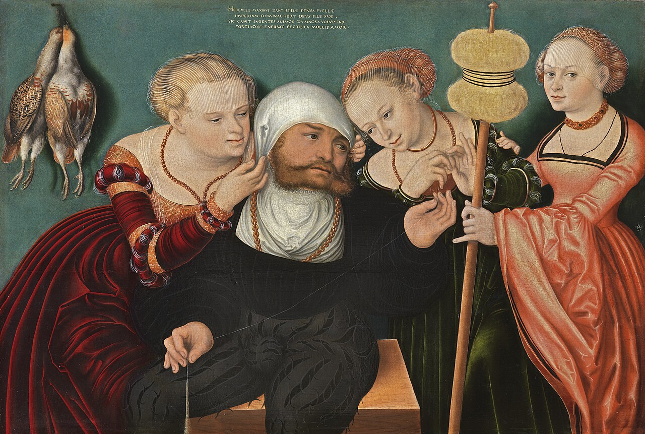 Hercules at the Court of Omphale by Hans Cranach