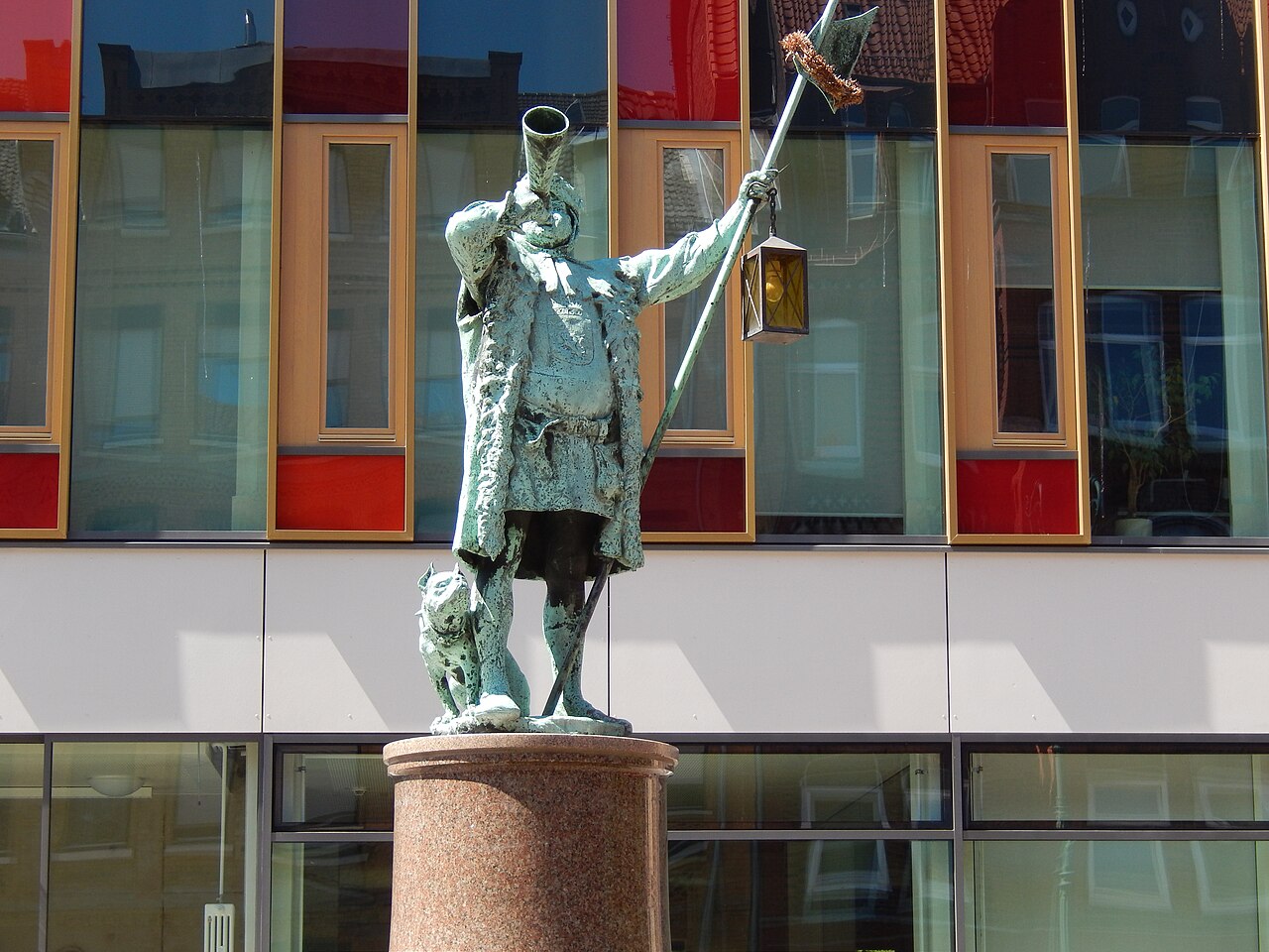 Watchman fountain by Hans Dammann