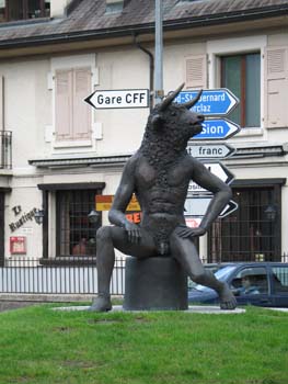 Minotaure by Hans Erni