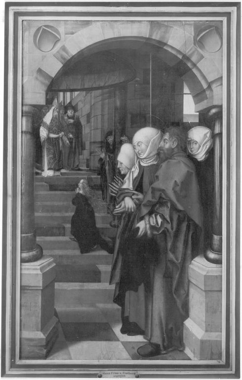 The presentation of Mary in the temple by Hans Fries