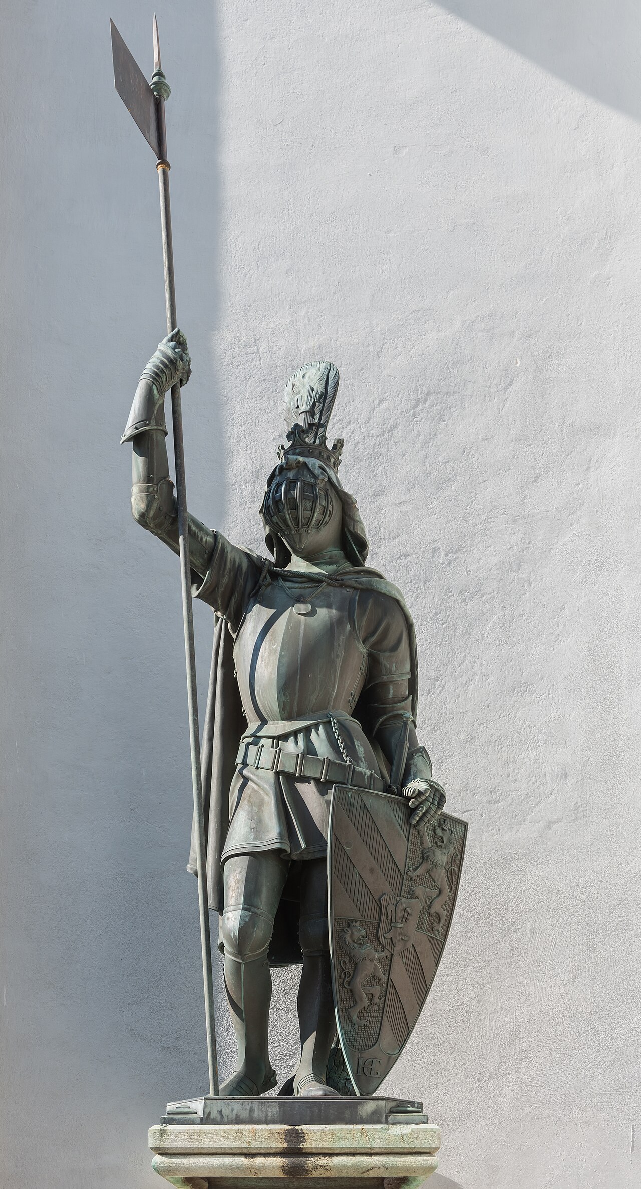 Bronze knight by Hans Gasser