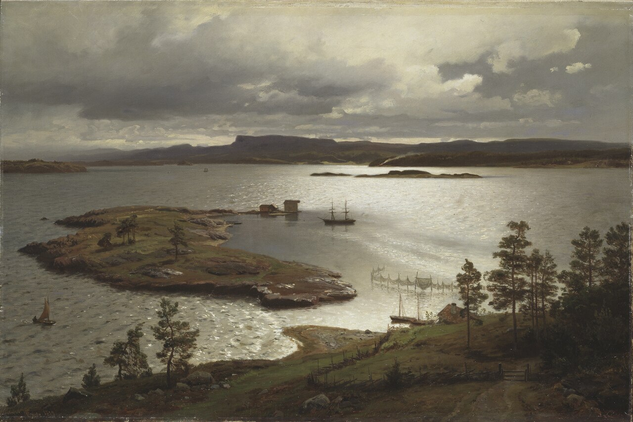 The Sandvik Fiord by Hans Gude