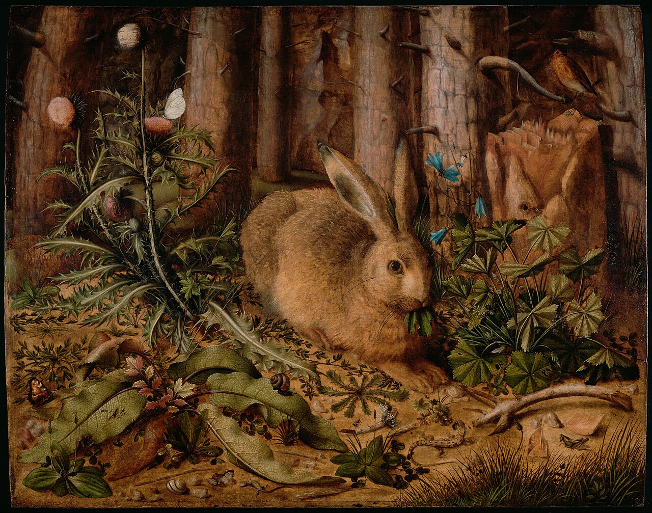 A Hare in the Forest by Hans Hoffmann