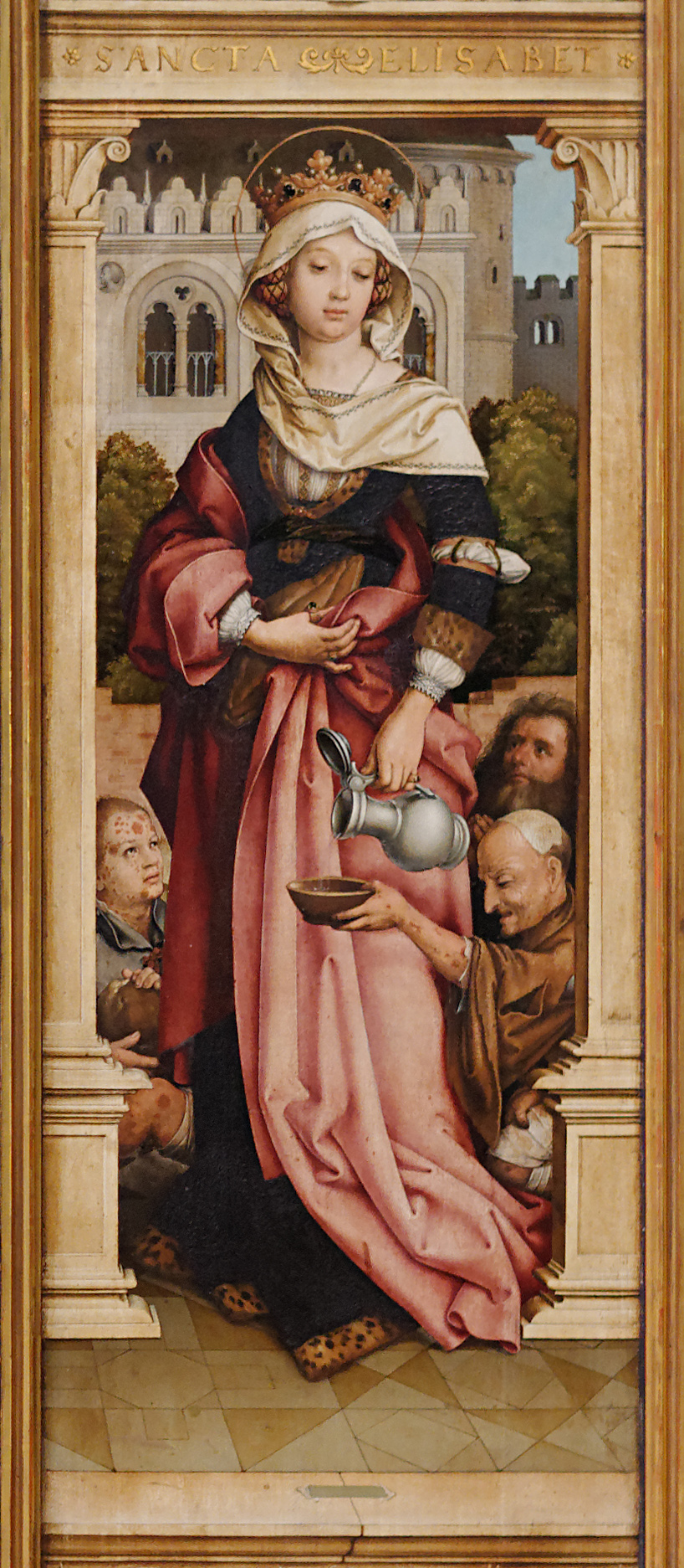 St. Sebastian Altar: St. Elizabeth of Hungary by Hans Holbein the Elder