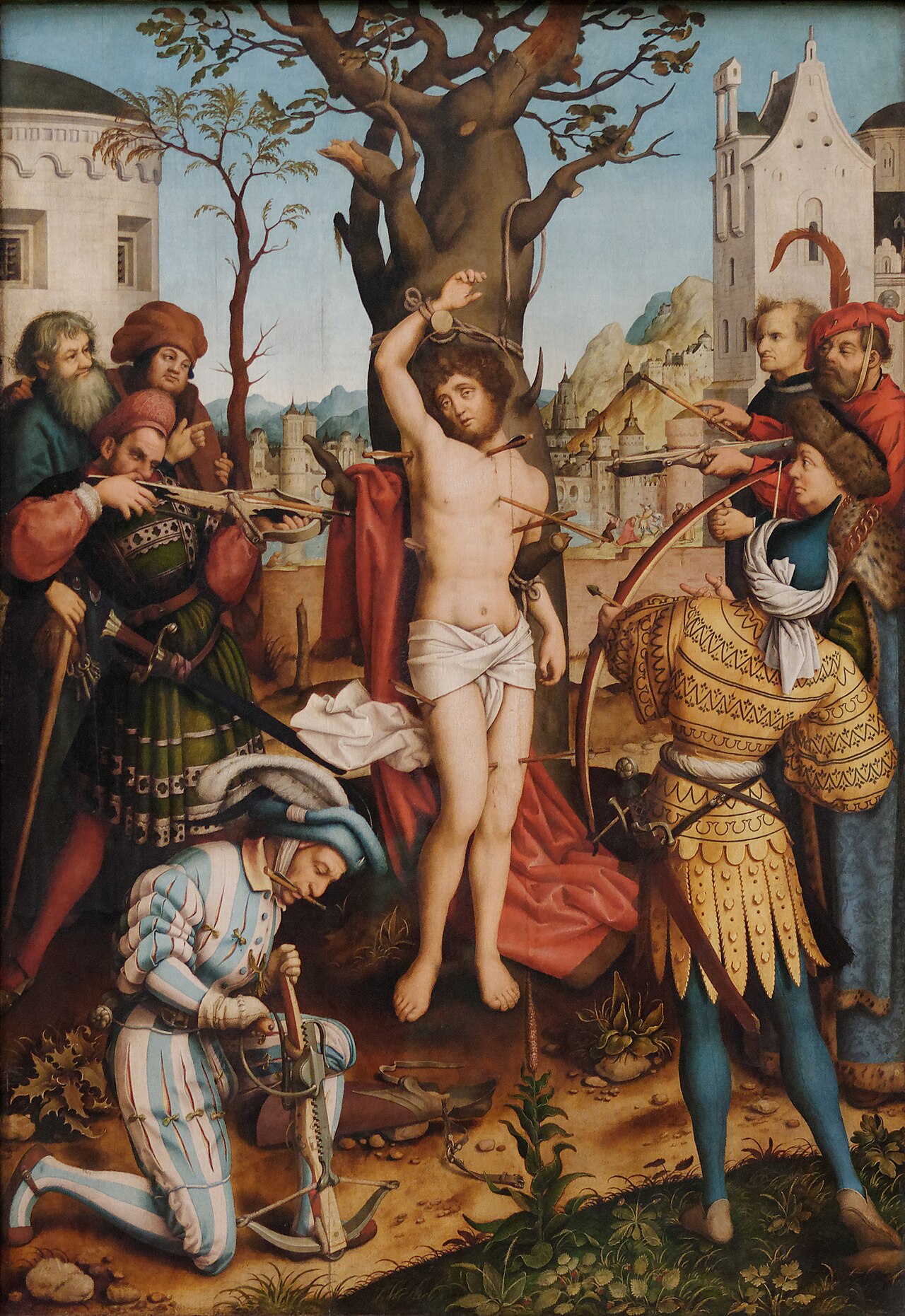 St. Sebastian Altar: The Martyrdom of St. Sebastian by Hans Holbein the Elder