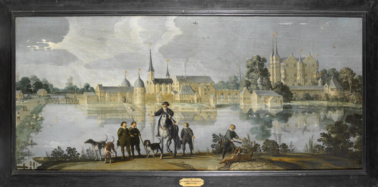 Frederiksborgs slott i Danmark by Hans Knieper