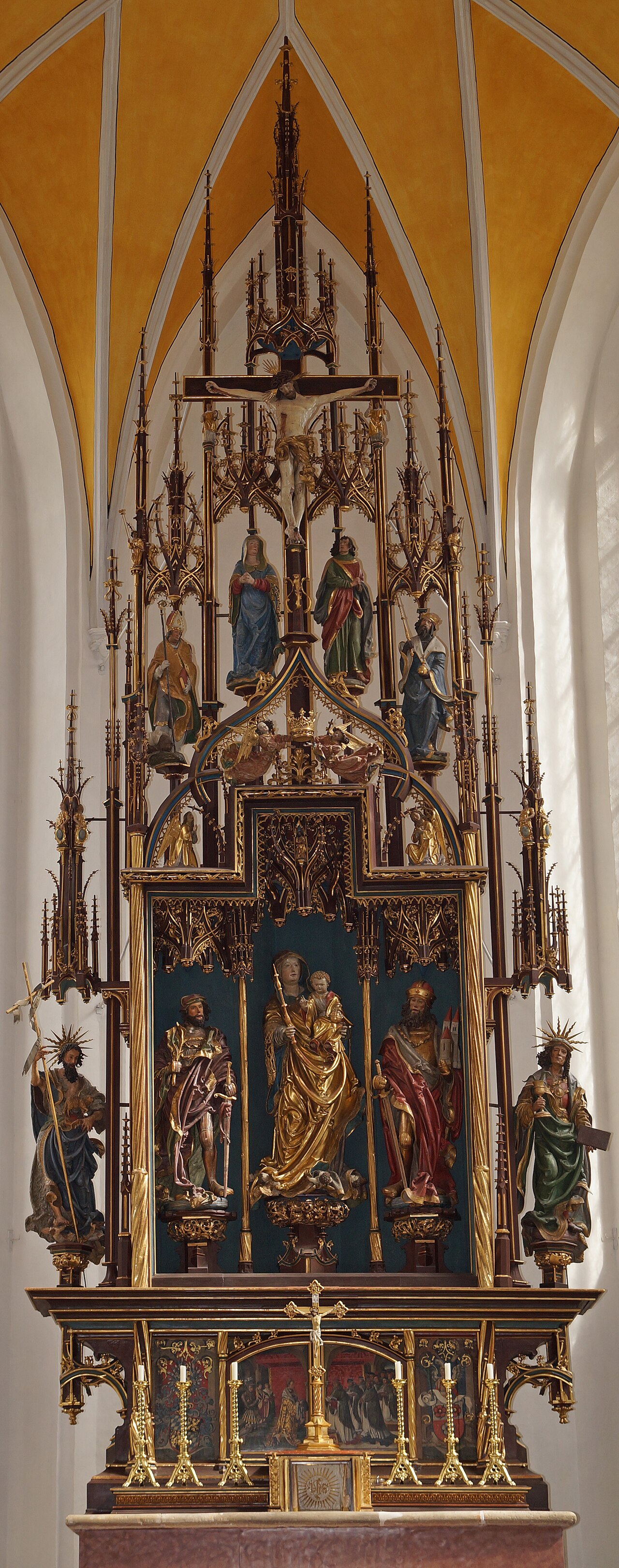 Main altar in St. Kastulus by Hans Leinberger