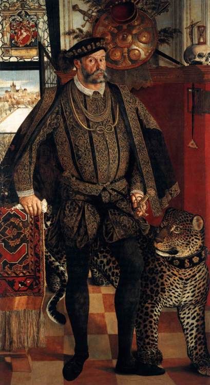 Portrait of Ladislaus von Fraunberg by Hans Muelich