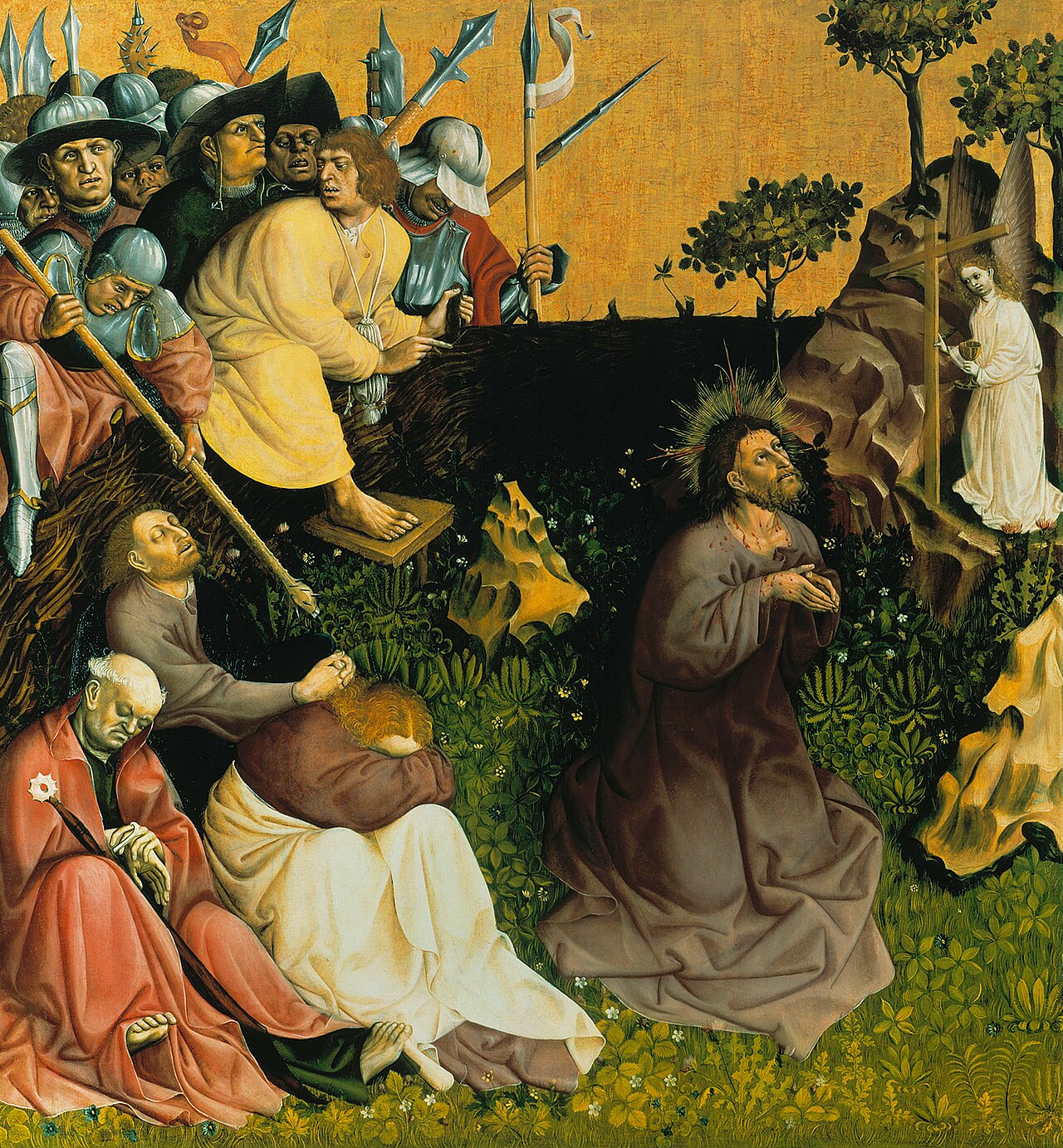 Christ on the Mount of Olives (Wurzach altarpiece) by Hans Multscher