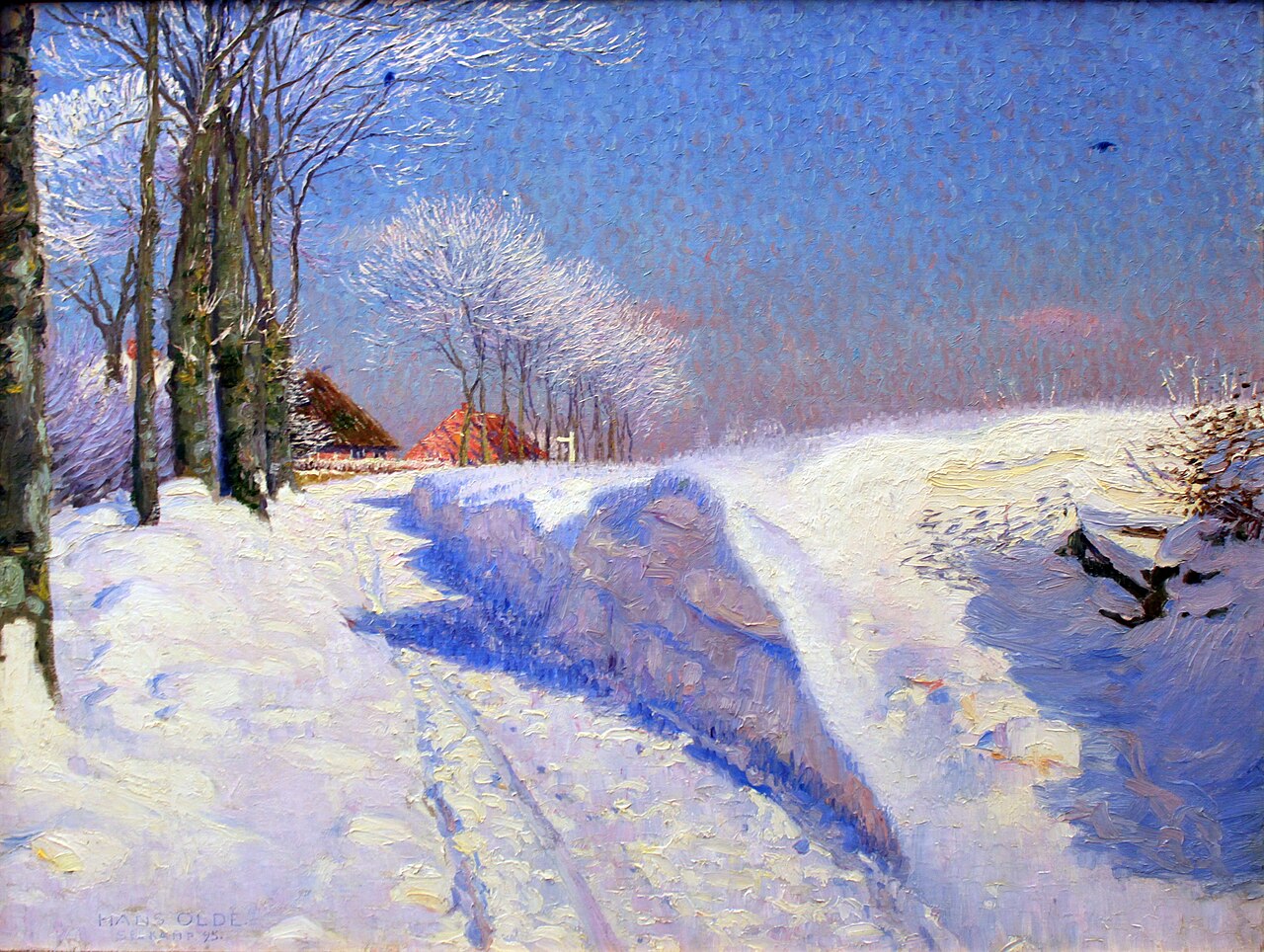 Winter in Seekamp by Hans Olde