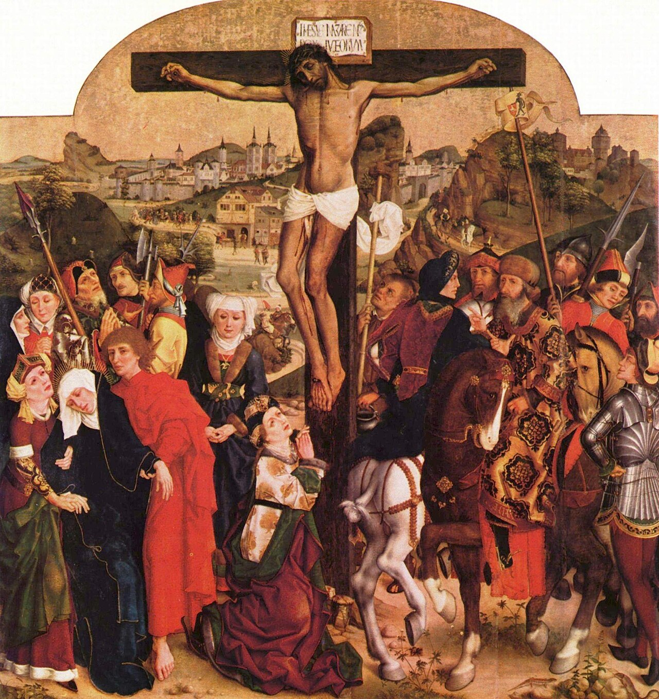 Crucifixion of Christ by Hans Pleydenwurff