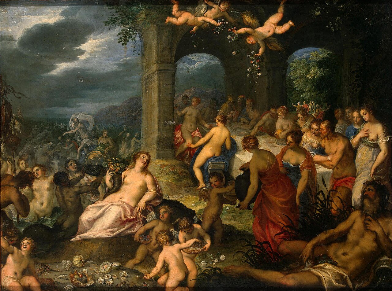 Feast of the Gods (The Marriage of Peleus and Thetis) by Hans Rottenhammer