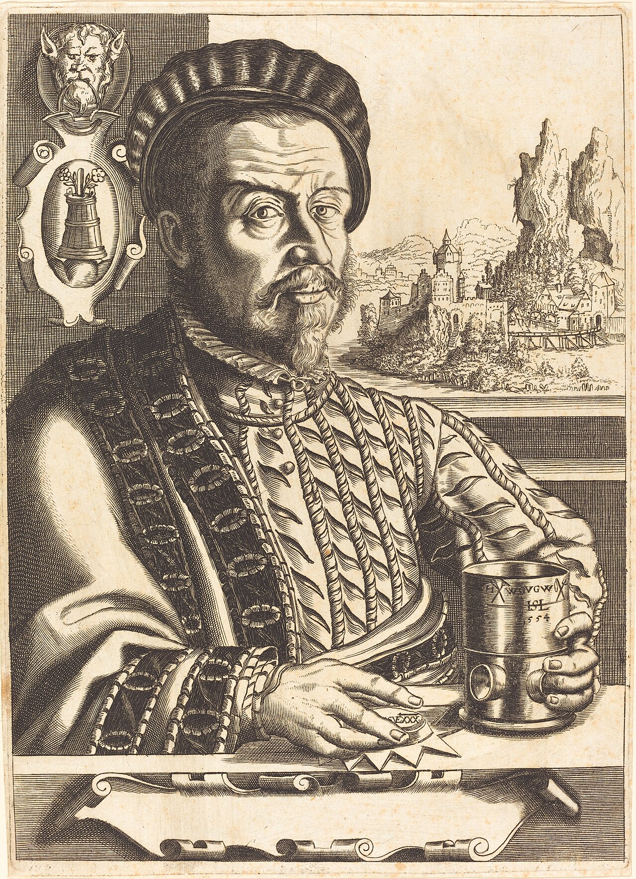 Ulrich Schwaiger (?) by Hans Sebald Lautensack