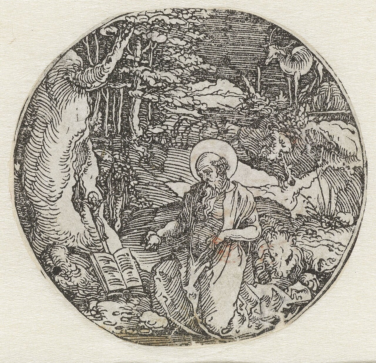 Saint Jerome by Hans Springinklee
