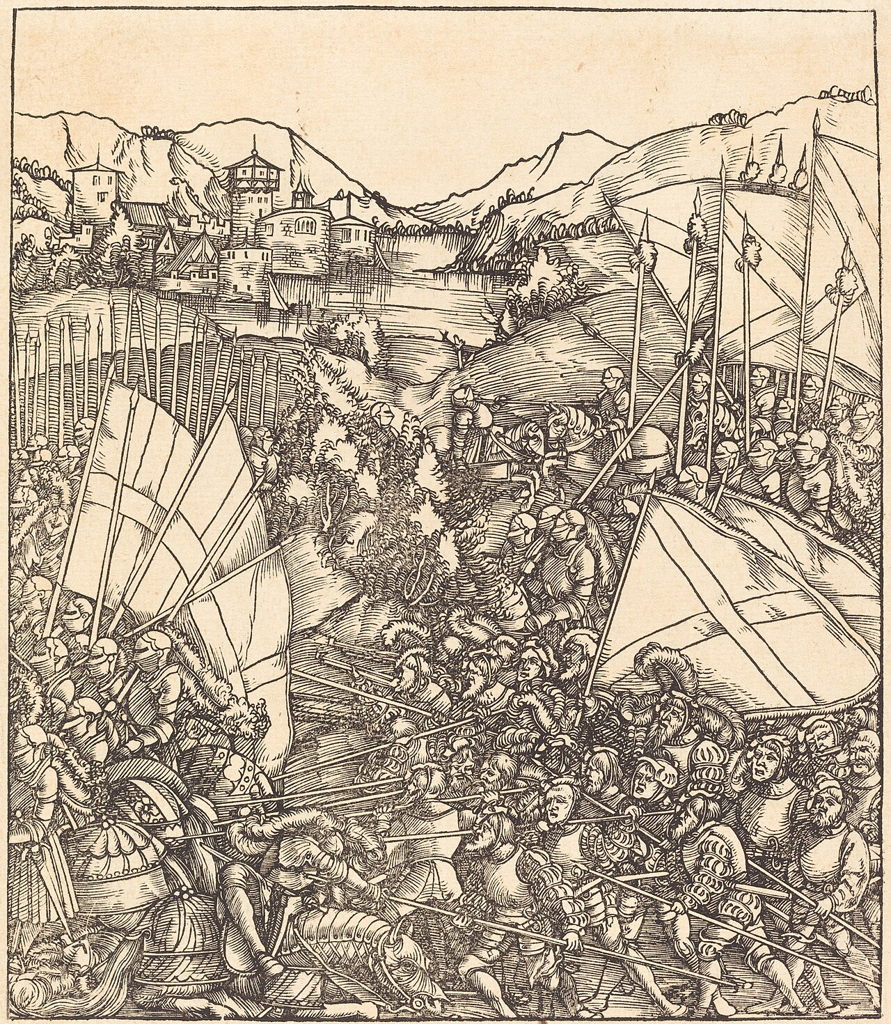 The War at Hainault by Hans Springinklee