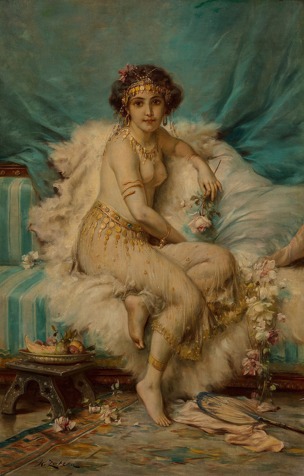 Odalisque by Hans Zatzka
