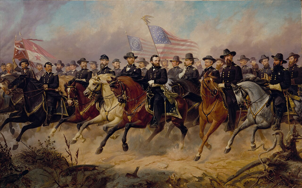 Grant and His Generals by Hansen 'Ole Peter' Balling