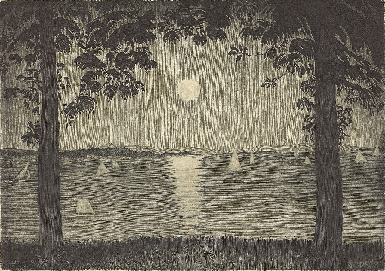 From the Akershus Fortress, Evening by Harald Sohlberg