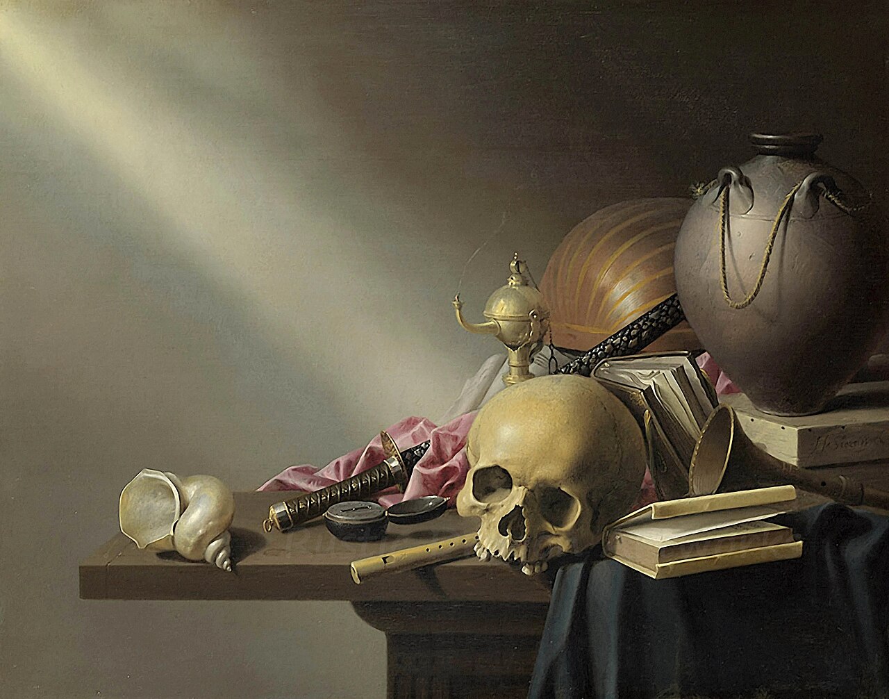 Vanitas Still-Life by Harmen Steenwijck