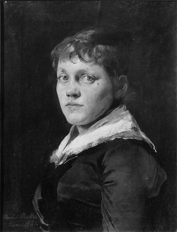 Portrait of Elisabeth Sømme by Harriet Backer