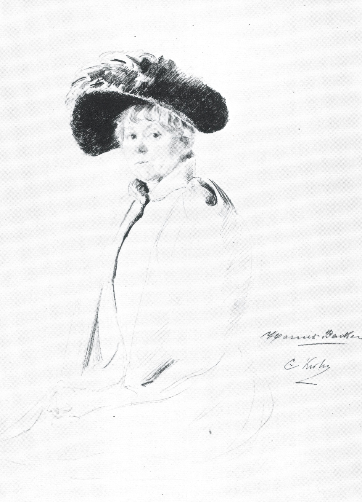 Portrait of Harriet Backer