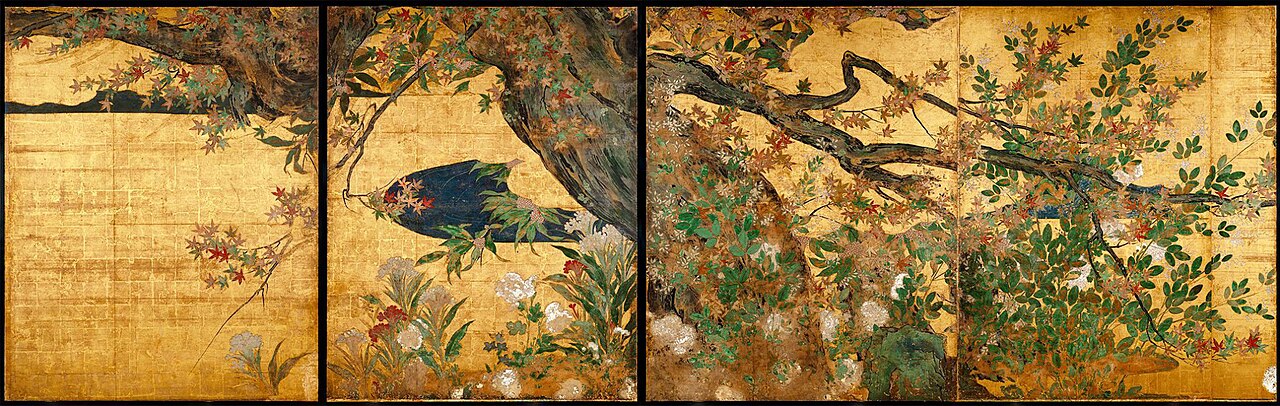 Maple Tree by Hasegawa Tōhaku
