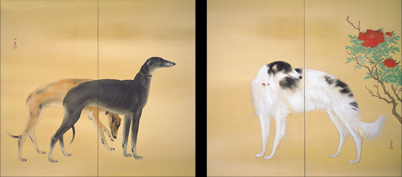 Dogs from Europe by Hashimoto Kansetsu