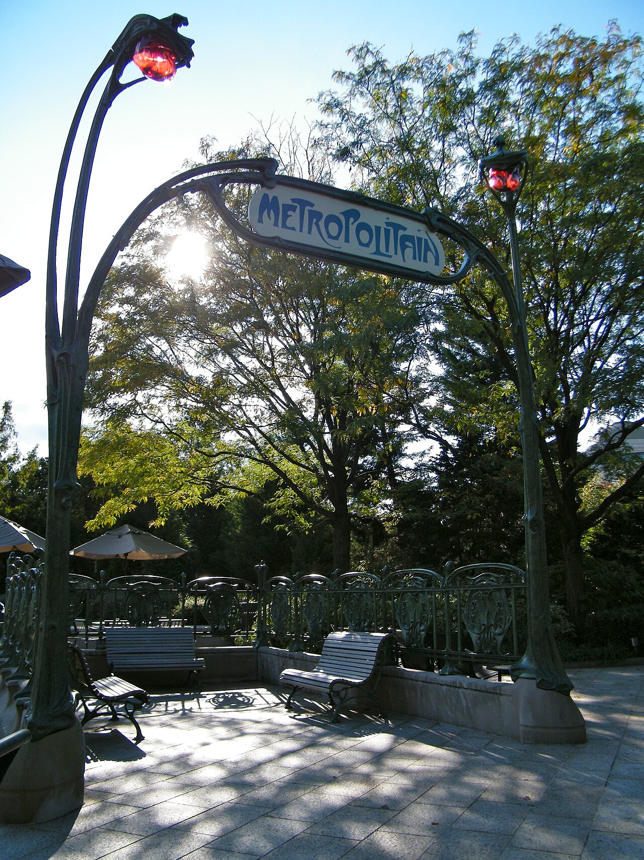 An Entrance to the Paris Métropolitain by Hector Guimard