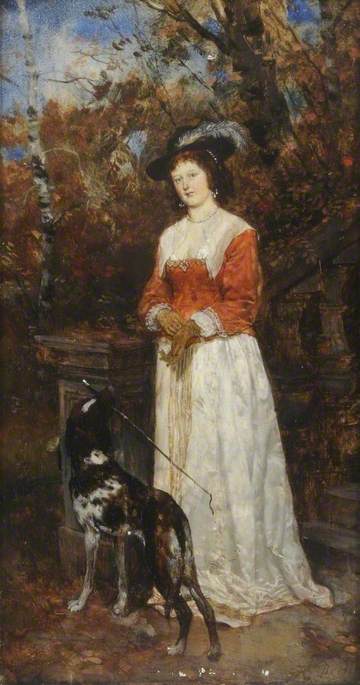 Lady with a Dog by Heinrich Breling